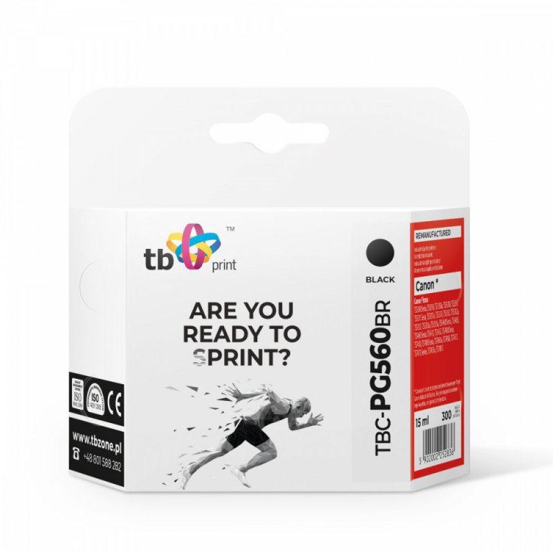 TB Print Tusz do Canon Pixma TS5350 PG-560 TBC-PG560BR BK refabrykowany TBC-PG560BR