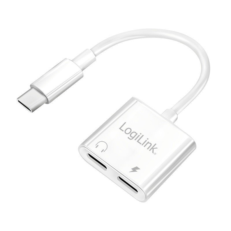 LogiLink Adapter USB-C do 2x USB -C, PD 60W / audio UA0433