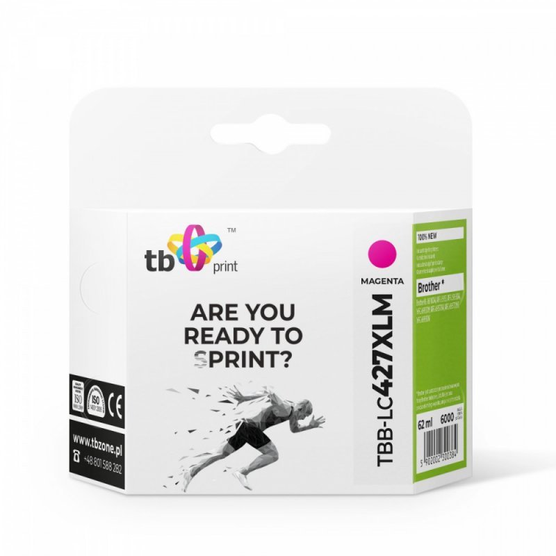 TB Print Tusz do Brother MFC-J5955DW TBB-LC427XLM 100% nowy magenta TBB-LC427XLM