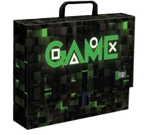 Teczka z rączką A4 Xl Game green