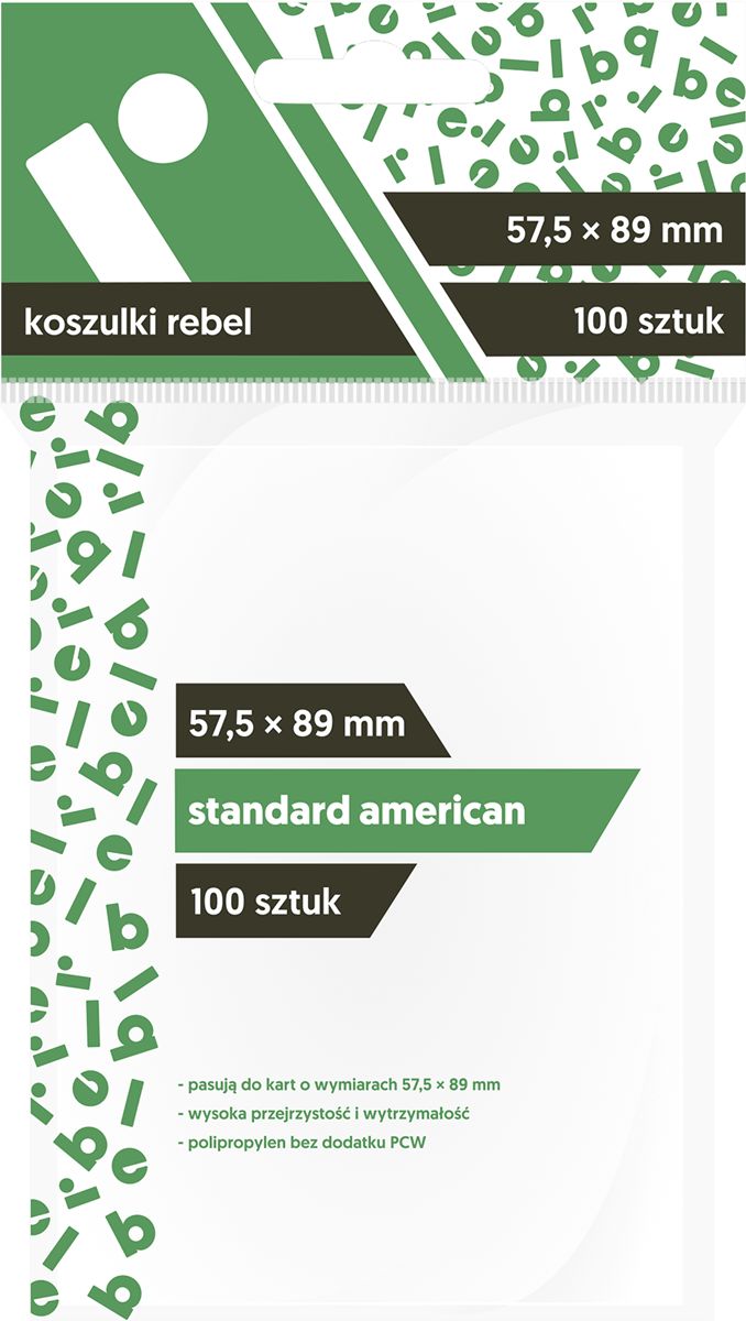 Rebel Koszulki Standard American 57,5 x 89 mm 100 szt.