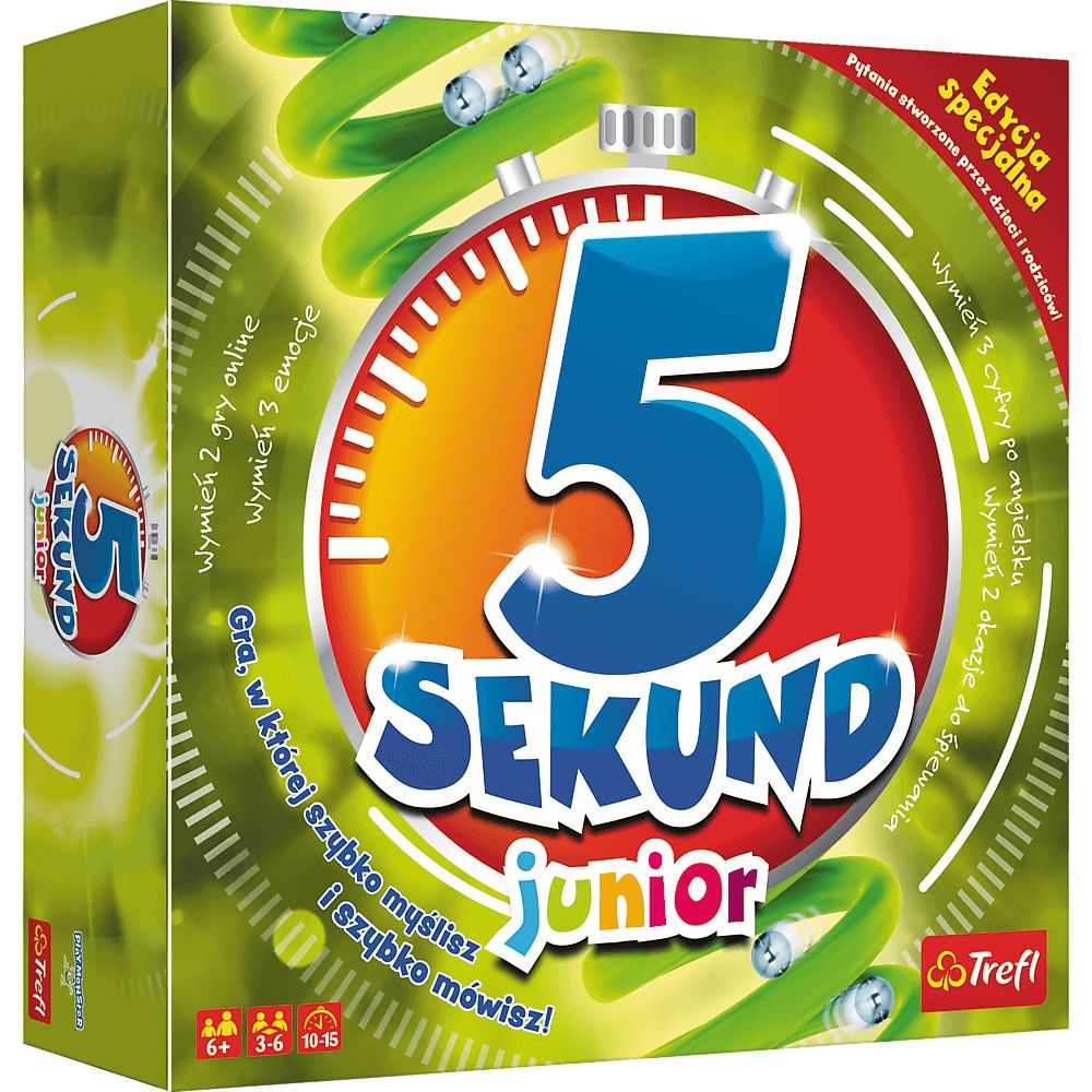 5 sekund. Junior. Edycja specjalna Trefl - gra