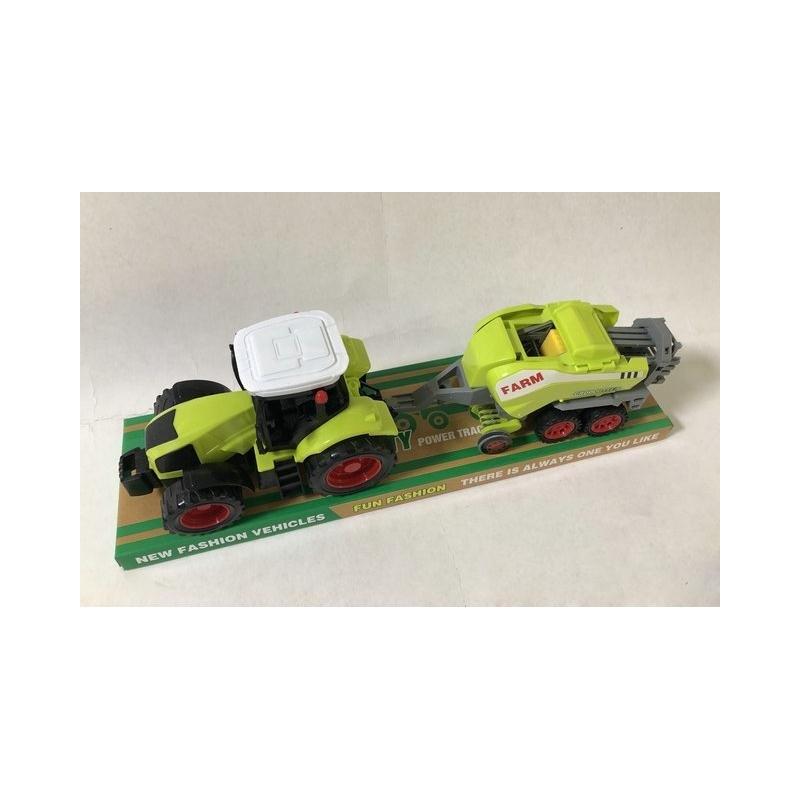 Traktor z maszyną rolniczą Macyszyn Toys - model lub pojazd