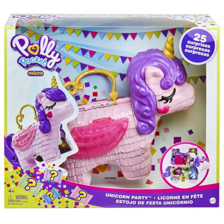 Polly Pocket. Zestaw Jednorożec niespodzianka Mattel