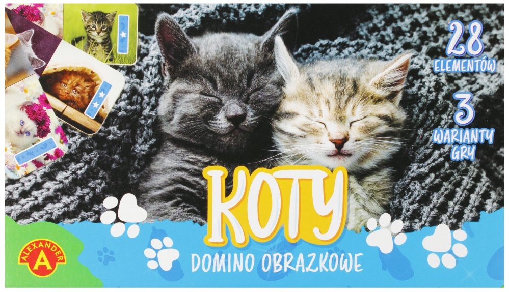Domino obrazkowe. Koty Alexander - gra