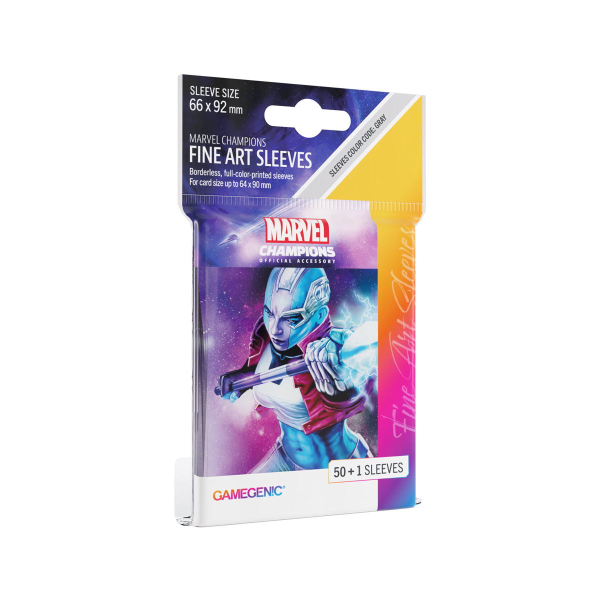 Gamegenic: Marvel Champions Fine Art Sleeves Nebula - gra