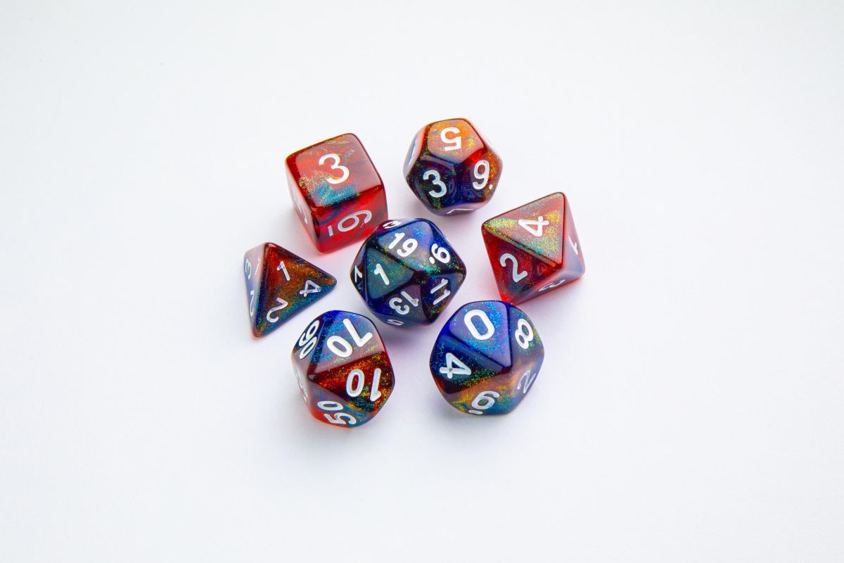 Gamegenic: Galaxy Series - Rpg Dice Set - Mars - gra