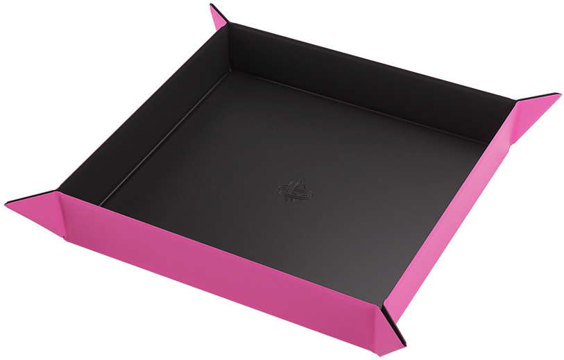 Gamegenic: Magnetic Dice Tray - Square - Black/Pink - gra