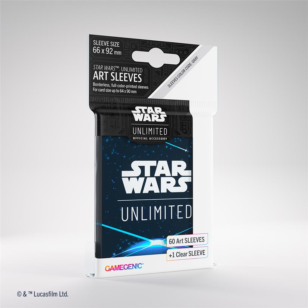 Gamegenic: Star Wars Unlimited - Art Sleeves - Space Blue - gra