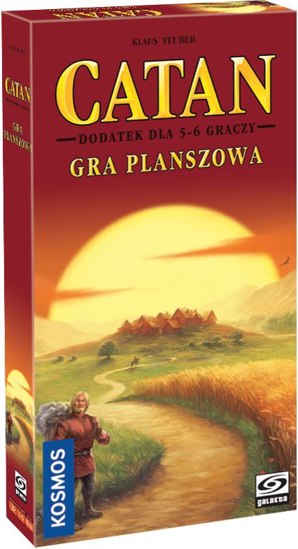 Catan: Dodatek dla 5-6 graczy (eko) Galakta - Klaus Teuber - gra
