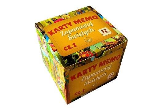 Karty Memo - Zapamiętaj świętych cz.1 Wydawnictwo Diecezjalne i Drukarnia w Sandomierzu - gra