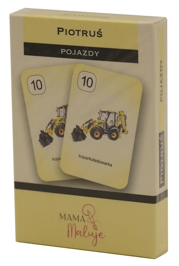Karty Piotruś - Pojazdy - karty