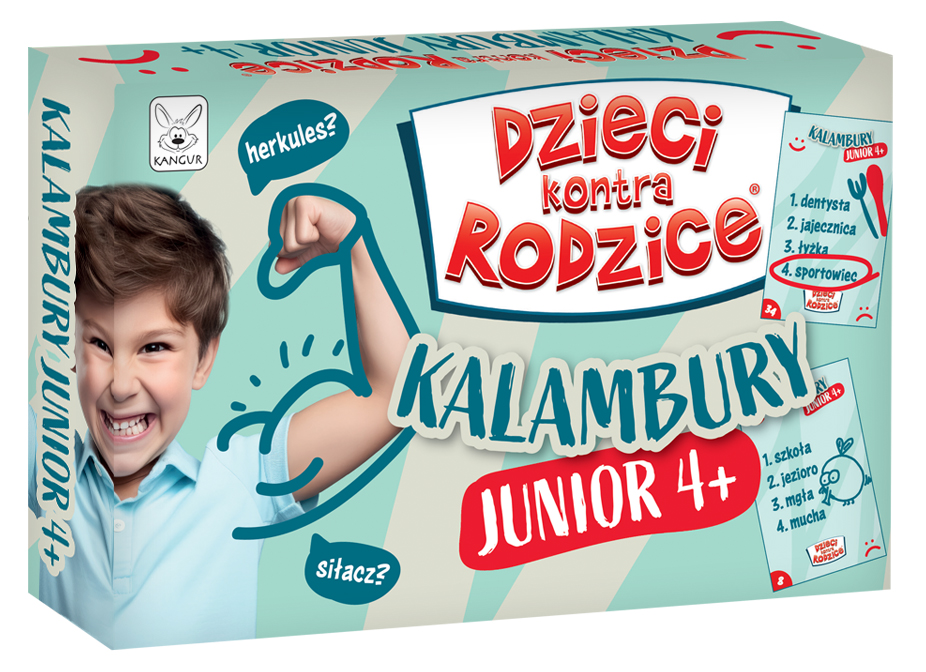 Dzieci kontra Rodzice. Kalambury Junior 4+ - gra planszowa