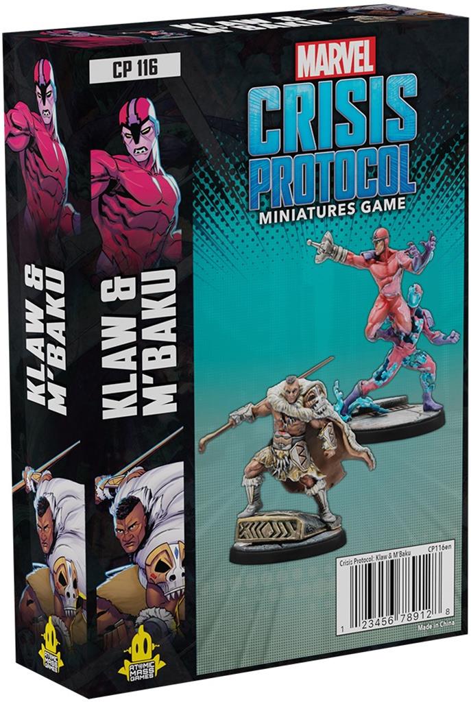 Atomic Mass Games Marvel: Crisis Protocol - Klaw and MBaku