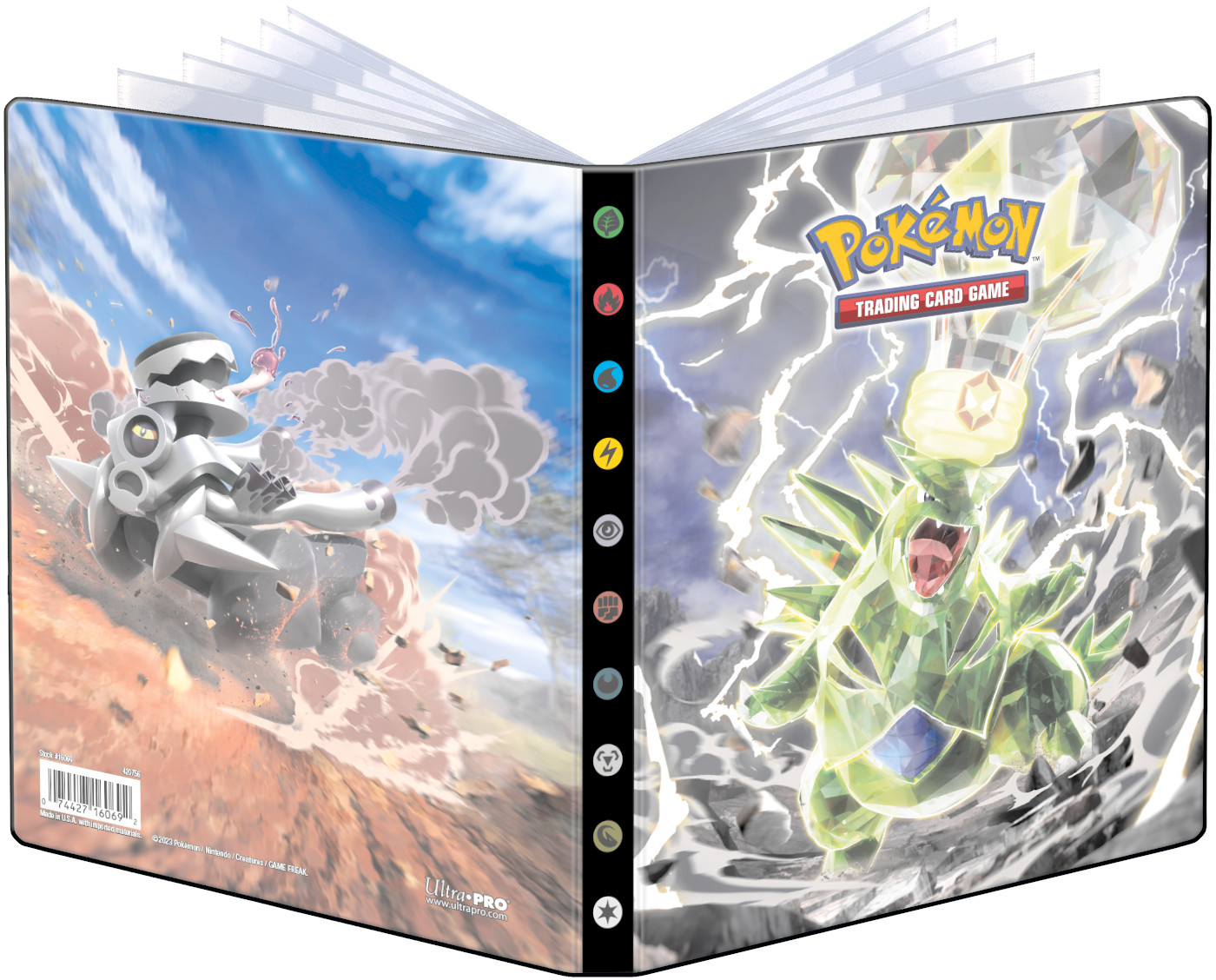 Ultra Pro: Pokémon - 4-Pocket Portfolio - Scarlet & Violet - Tyranitar and Revavroom