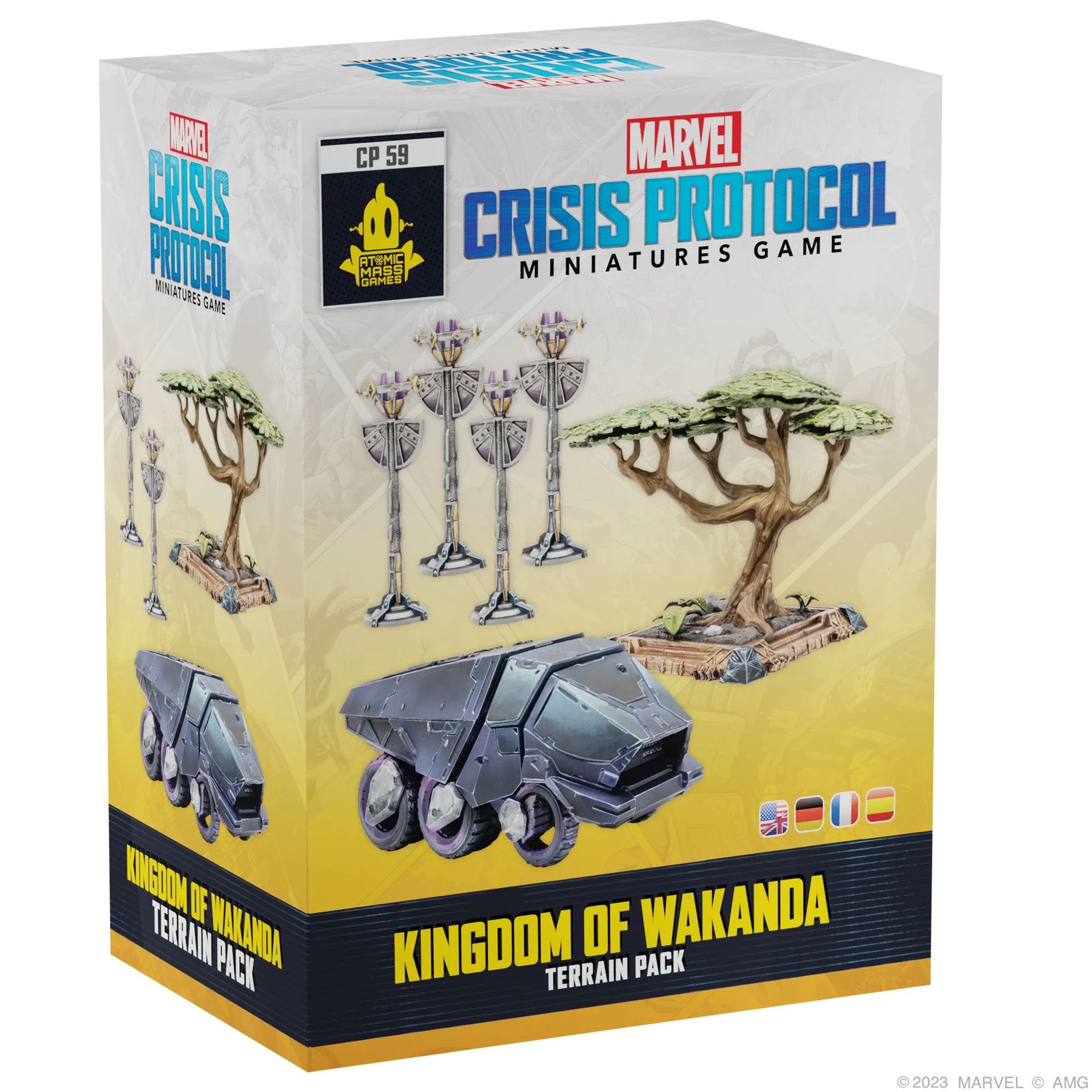 Marvel: Crisis Protocol - Kingdom of Wakanda Terrain Pack Atomic Mass Games - gra