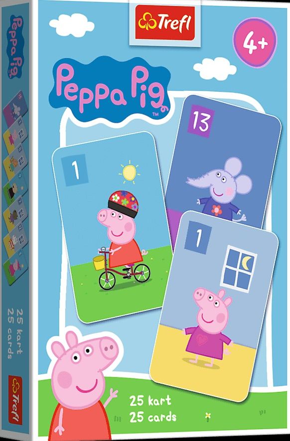 Czarny Piotruś - Świnka Peppa Trefl - karty