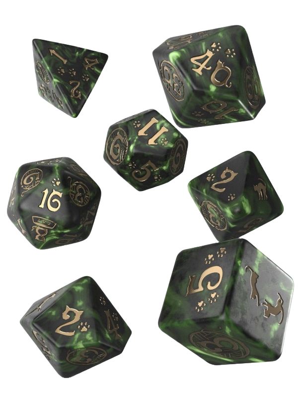 Cats Dice Set Pixel, kości do gry Q-Workshop - gra