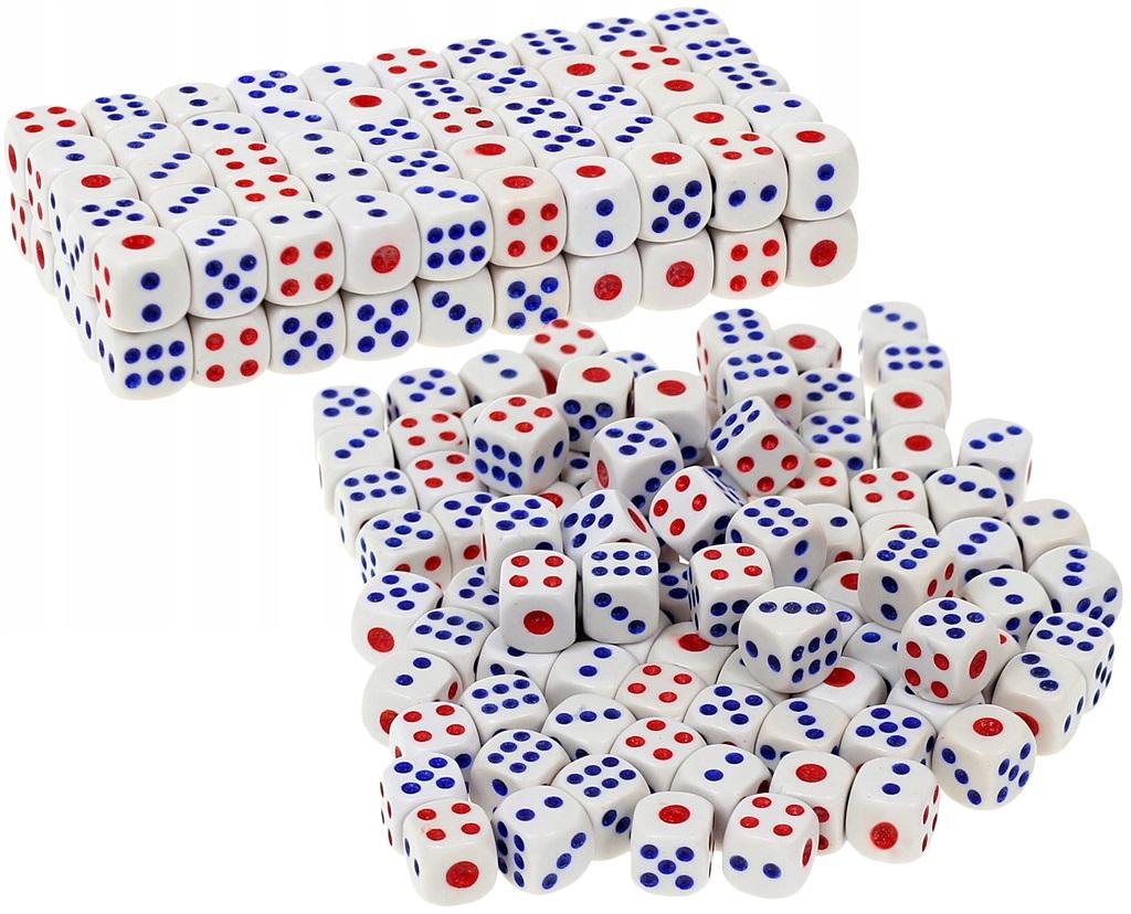 Trifox Kostka do gry kolorowe oczka 1.6cm