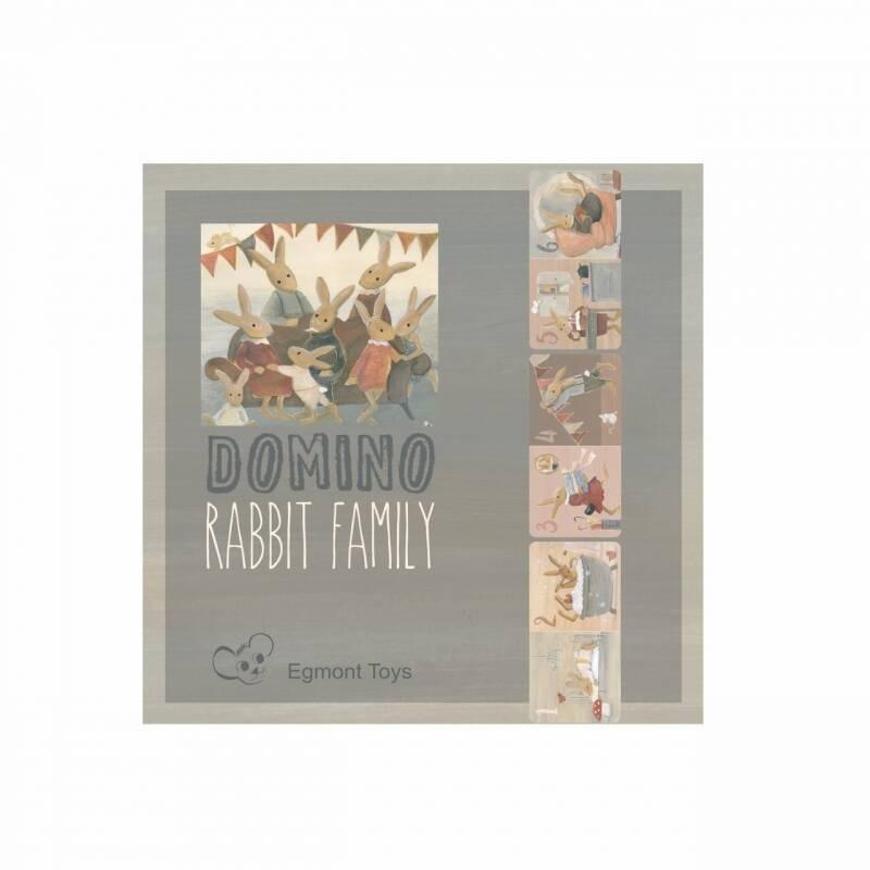 Domino Rodzina Króliczków Egmont Toys - gra