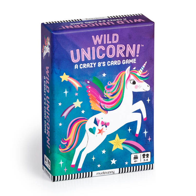 Mudpuppy Gra karciana Wild Unicorn! - karty