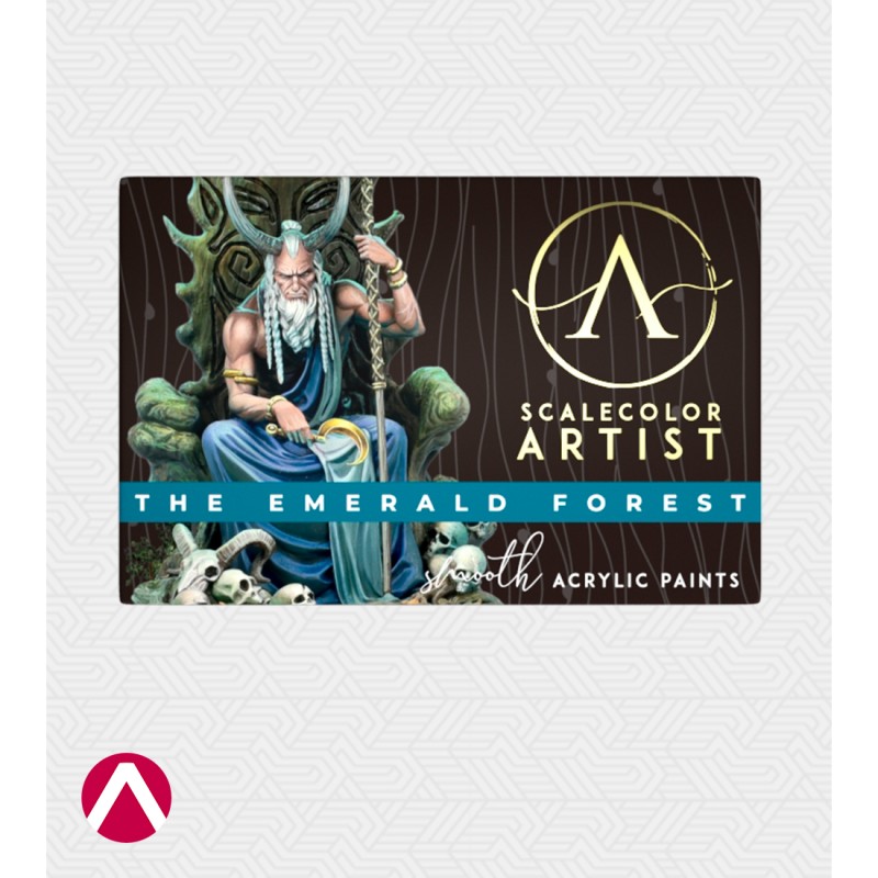 Scale 75 Scale75: Scalecolor - Paint Set - Artist Range - The Emerald Forest 6x20 ml