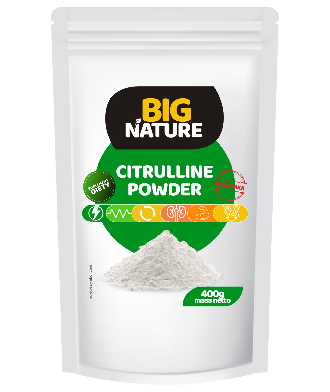 Big Nature Cytrulina (jabłczan cytruliny 2:1) Suplement diety 400 g - suplement