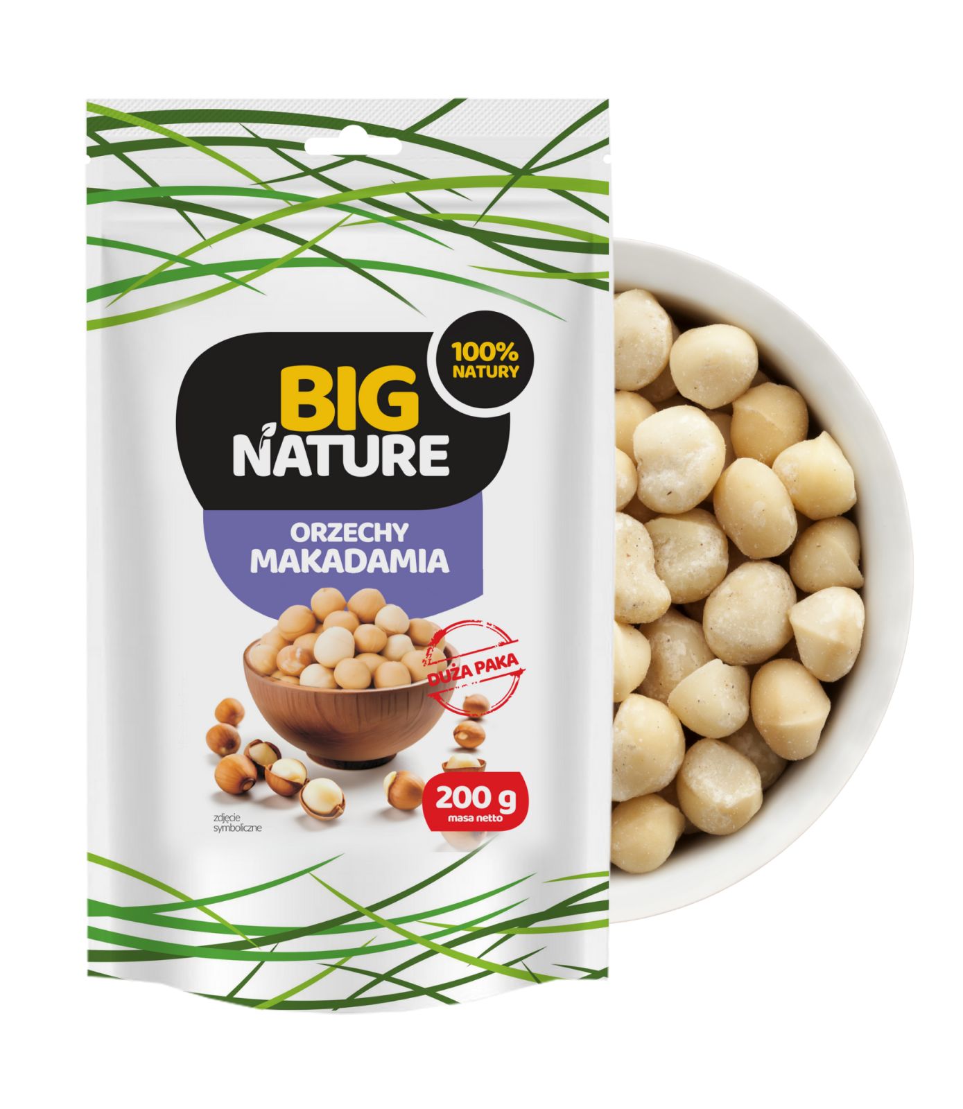 Big Nature Orzechy Macadamia 200 g - żywność