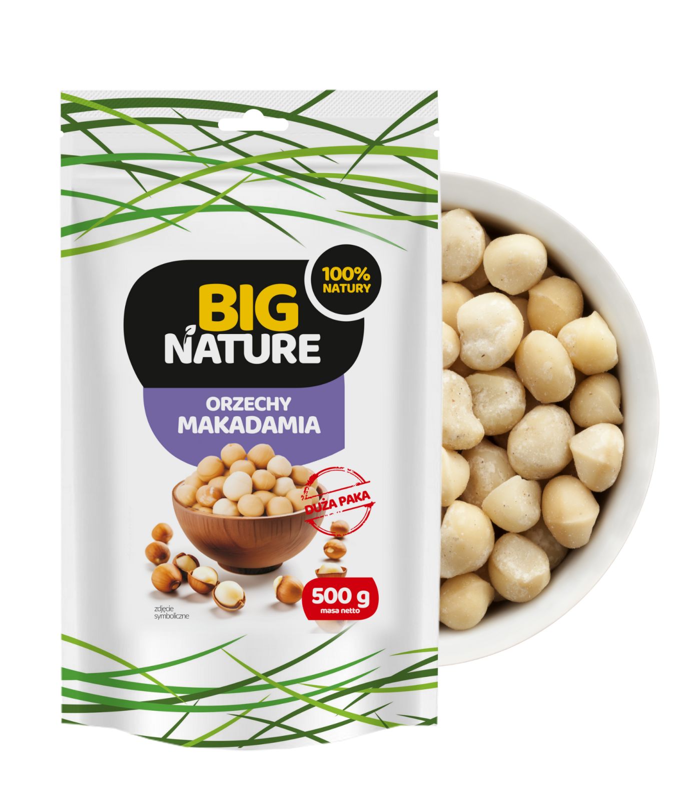 Big Nature Orzechy Macadamia 500 g - żywność