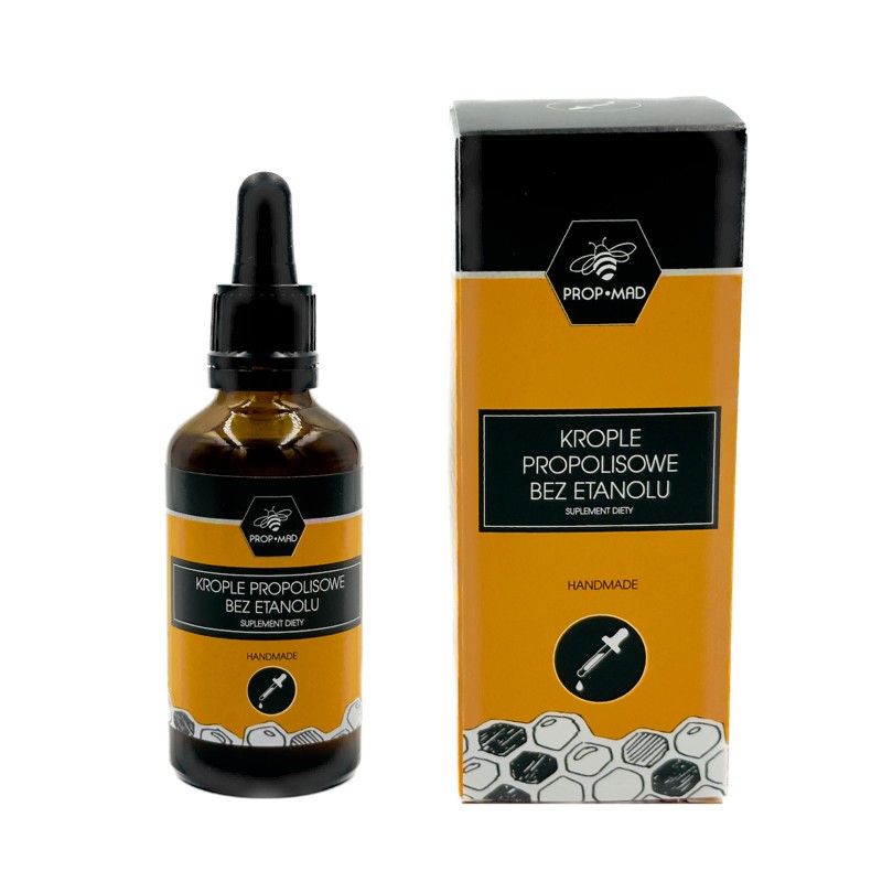 Pro-Mad Krople propolisowe bez etanolu suplement diety 50 ml - witaminy i minerały