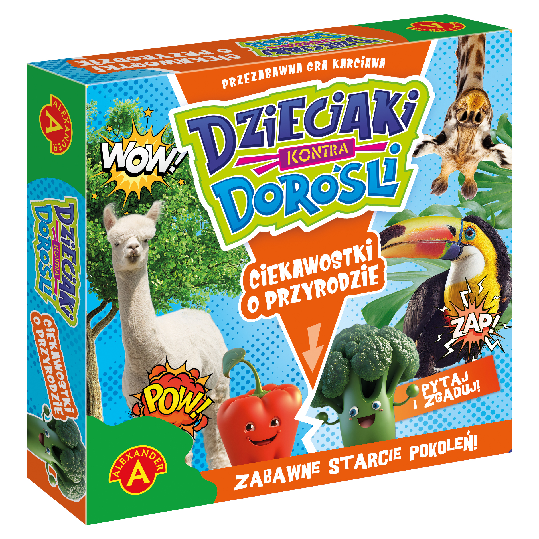 Dzieciaki kontra Dorośli. Ciekawostki o przyrodzie - gra planszowa