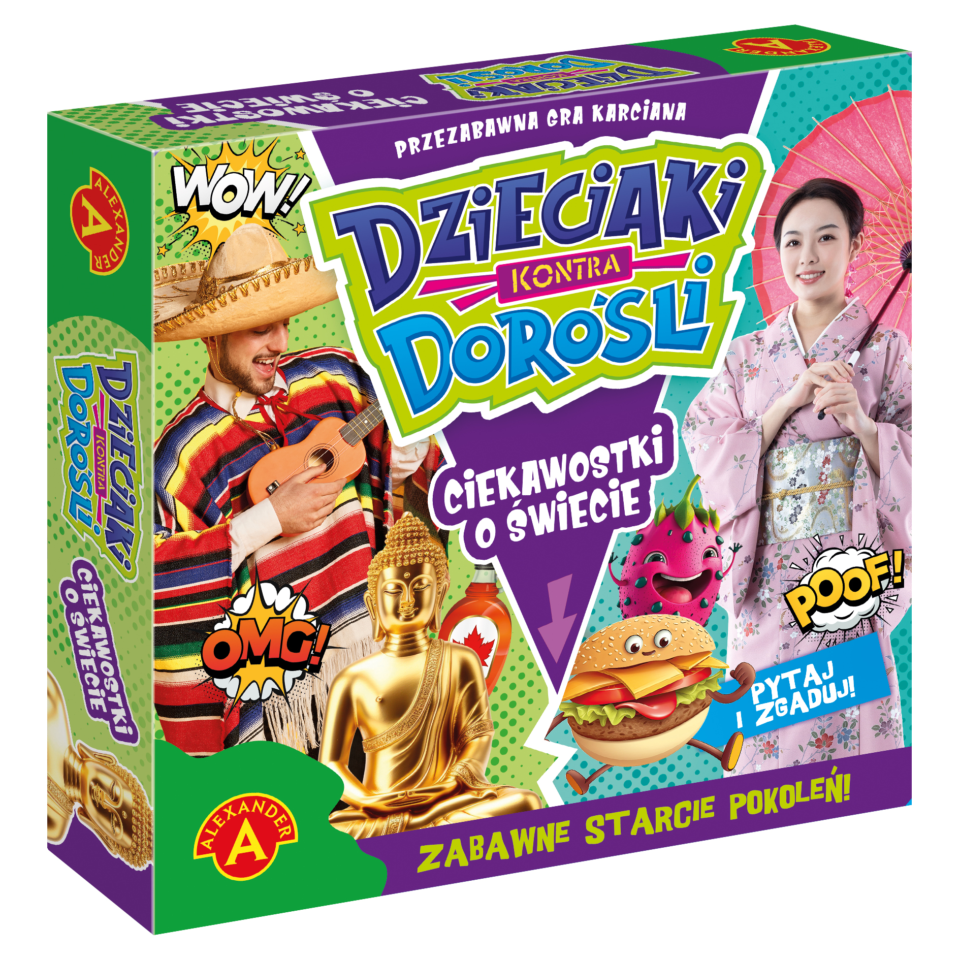 Dzieciaki kontra Dorośli. Ciekawostki o świecie - gra planszowa