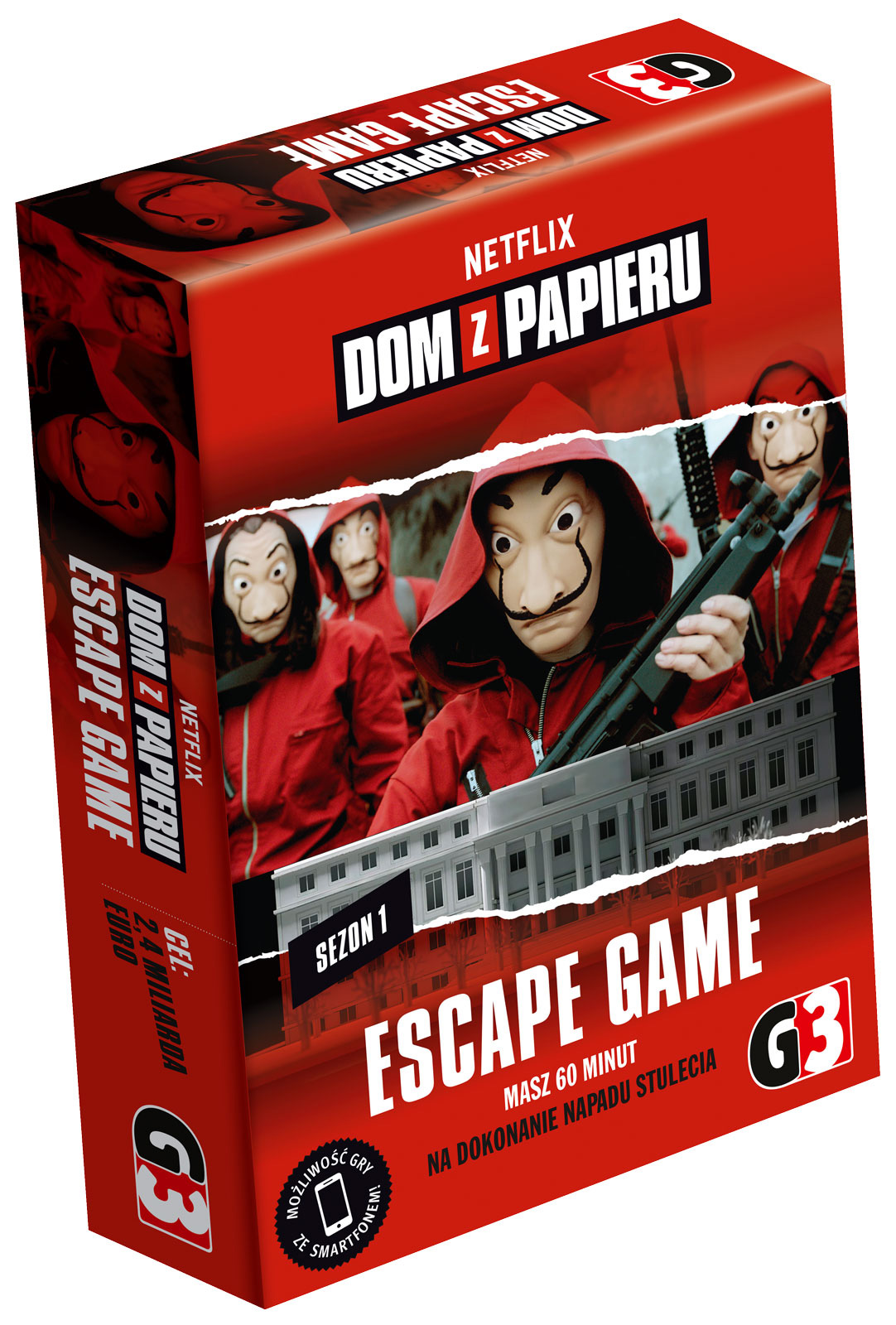 Dom z papieru. Sezon 1 - Nicolas Trenti - karty