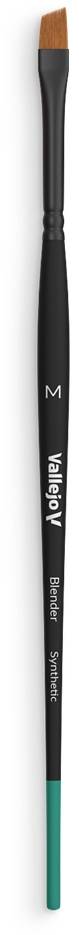 Vallejo: B05002 - Blender - Flat Angled Brush - Synthetic M