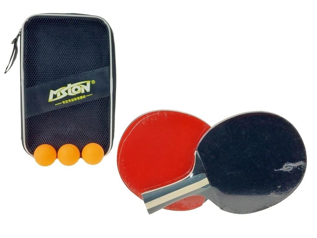 Zestaw do ping ponga 2 rakietki 3 piłeczki Adar - zabawka