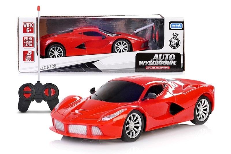 Auto wyścigowe Rc Toys for Boys czerwone Artyk - model lub pojazd