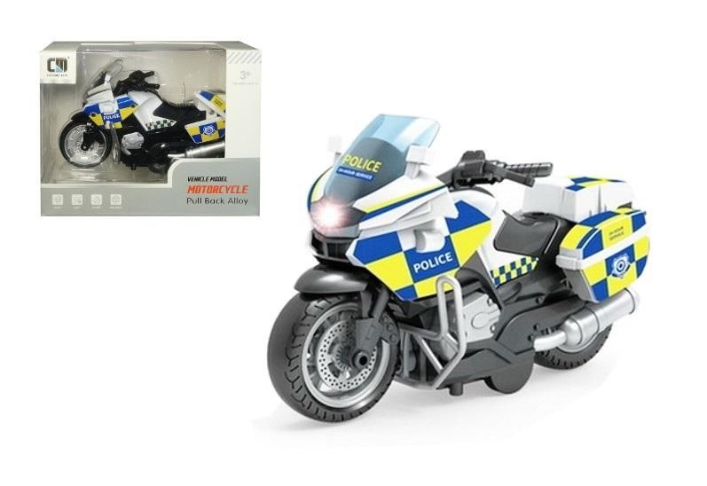 Pojazd motocykl policyjny ze światłem i dźwiękiem Swede - model lub pojazd