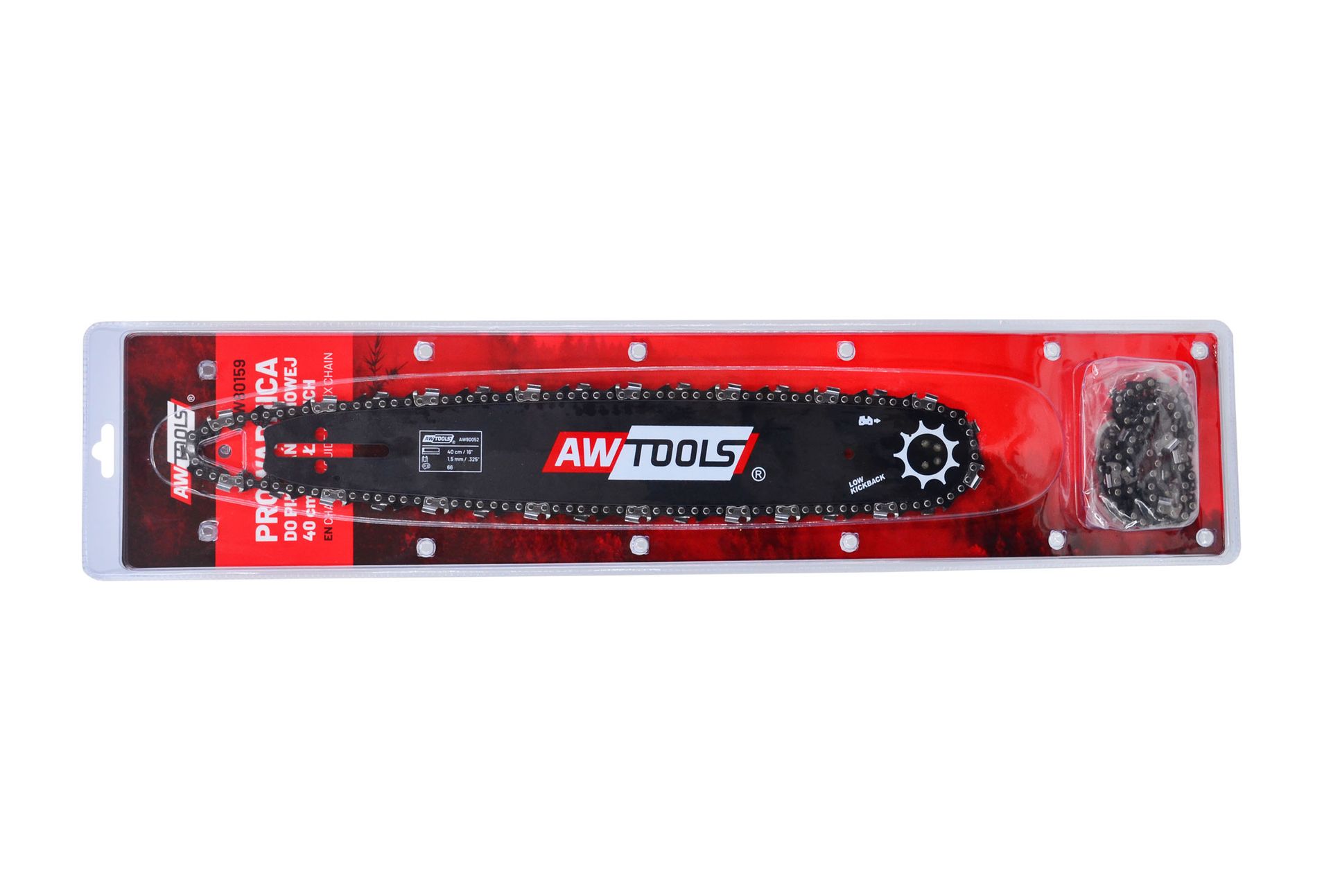 Awtools Prowadnica+2xłańcuch 40cm/66/325