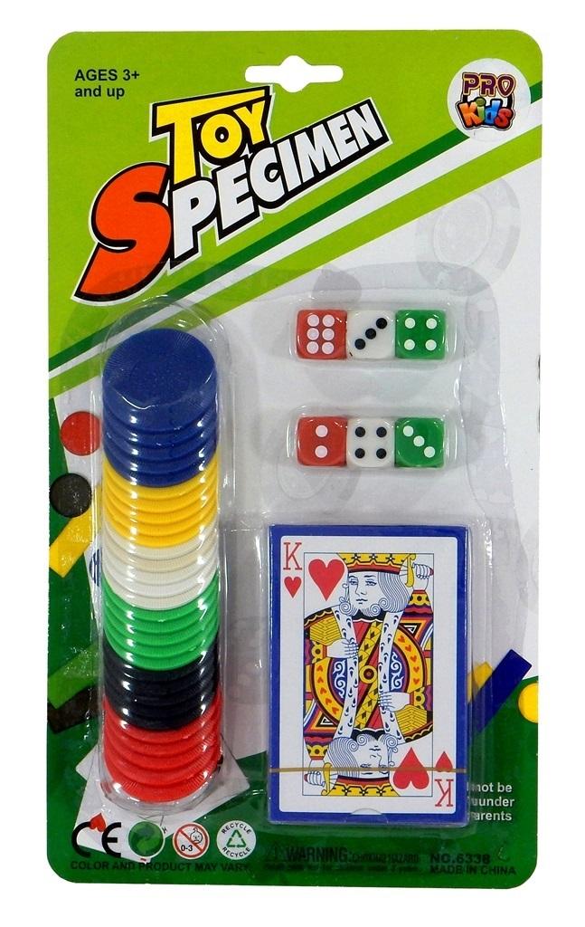 Gra karty kości żetony Pro Kids - gra
