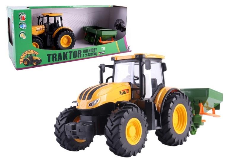 Traktor rolniczy z rozsiewaczem Pro Kids - model lub pojazd