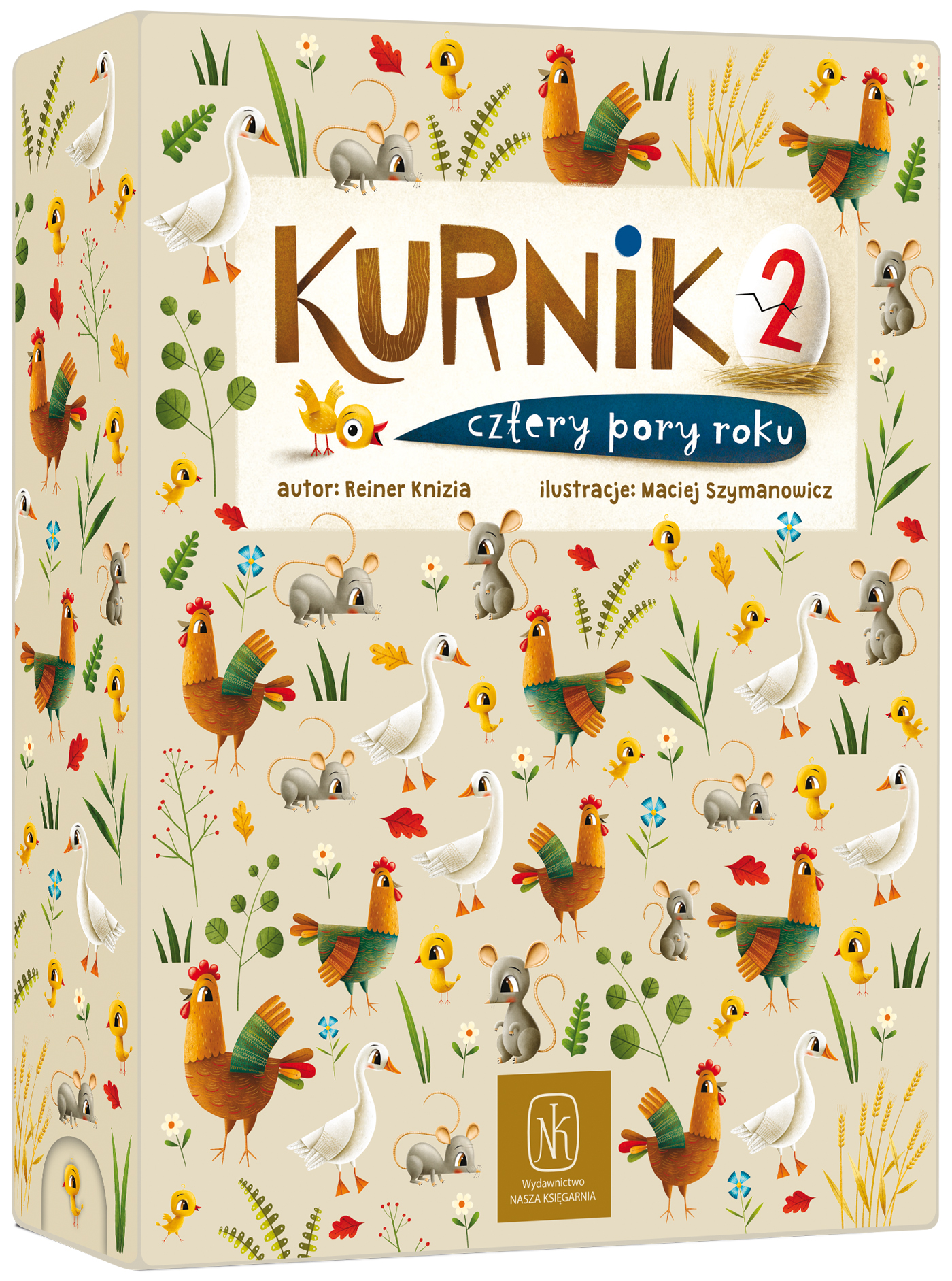Kurnik 2. Cztery pory roku Nasza Księgarnia - Reiner Knizia - gra
