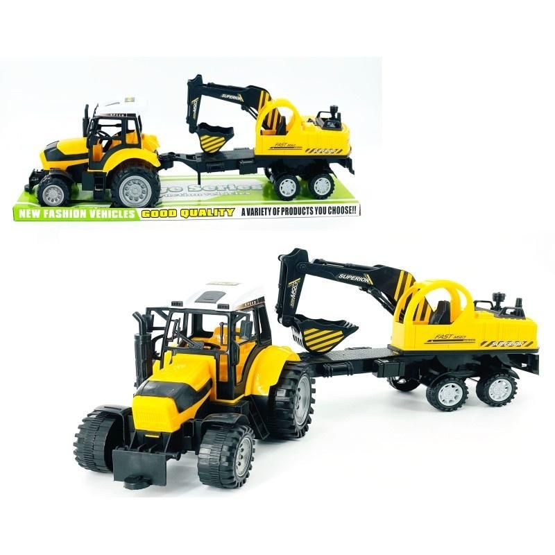Traktor z koparką Macyszyn Toys - model lub pojazd