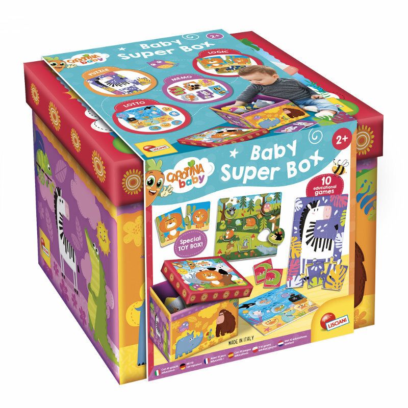Carotina Baby - Super box kolekcja 10 gier Lisciani - zabawka