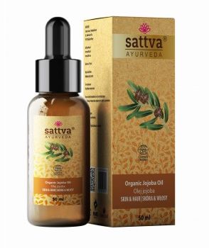 Sattva Olej do ciała i włosów jojoba eco 50 ml - olej kosmetyczny
