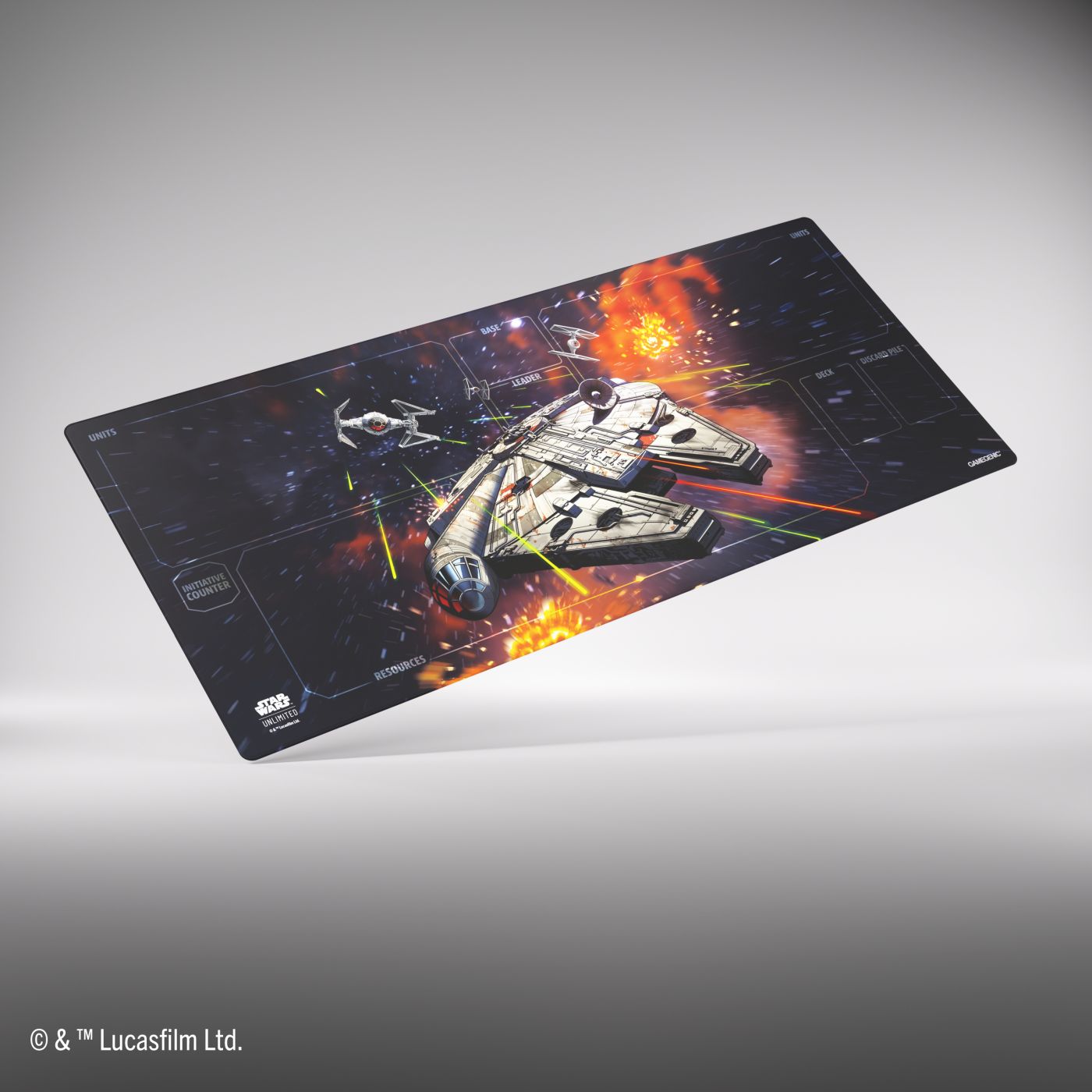 Gamegenic: Star Wars Unlimited Card Game - Xtra-Wide Game Mat - Millenium Falcon - gra