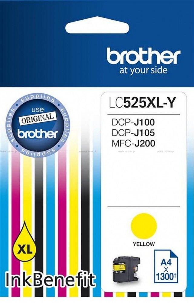 Brother Tusz Lc525xly Yell 1300 do DCP-J100 DCP-J105 null