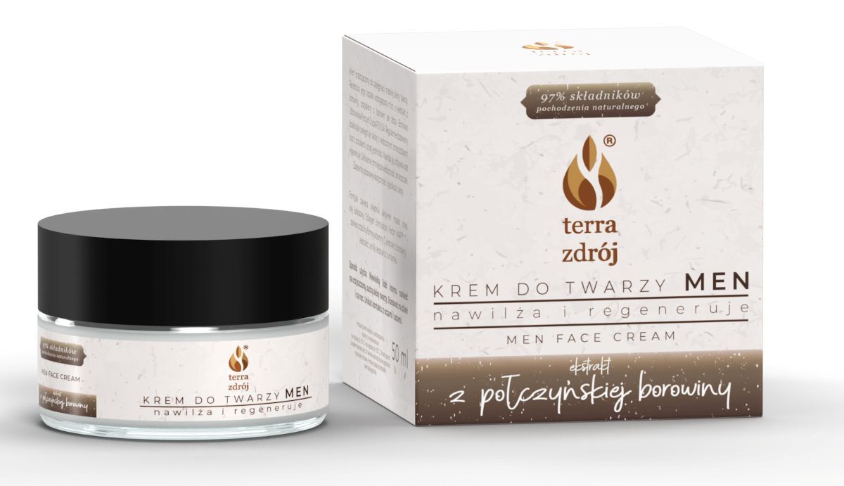 Terra Zdrój Krem do twarzy dla mężczyzn nawilżająco - regenerujący 50 ml - kosmetyk