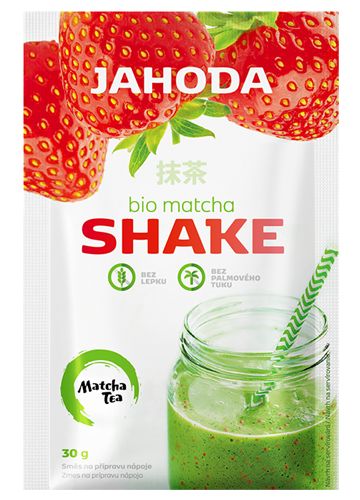 Amylon Shake z matchą i truskawkami 30 g Bio - Żywność