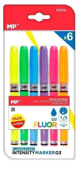 Mp Main Paper Marker fluorescencyjny 1,0/3,0mm 6szt