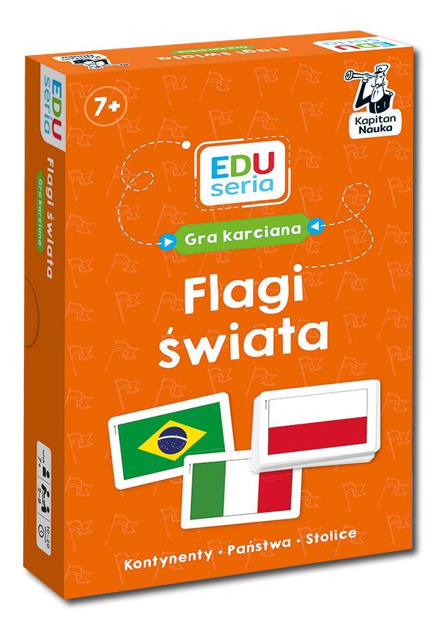EDUseria. Flagi świata. Gra karciana. Kapitan Nauka Edgard - gra